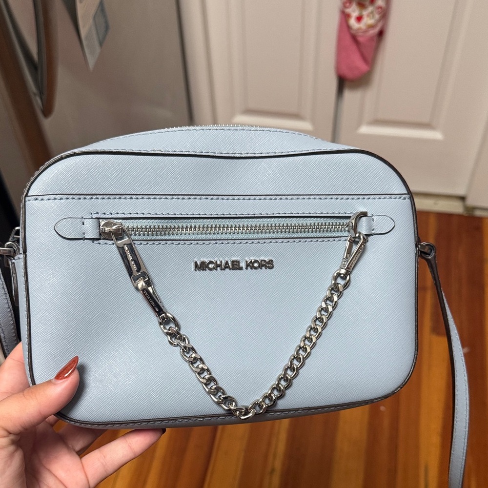 Michael Kors Sky Blue Crossbody Bag